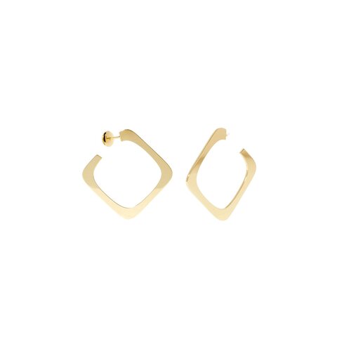 boucles d'oreilles dinh van en or jaune 18 ct