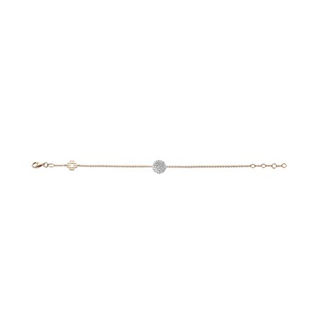 bracelet Bigli en or rose 18 ct avec brillant de 0.24 carat