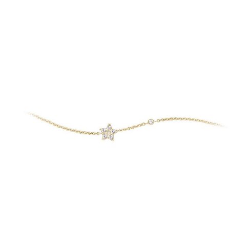 bracelet Ole Lynggaard en or jaune 18 ct avec brillant de 0.11 carat