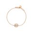 Pomellato armband in rosé goud 18kt met briljant van 0,22 karaat en parelmoer - thumb