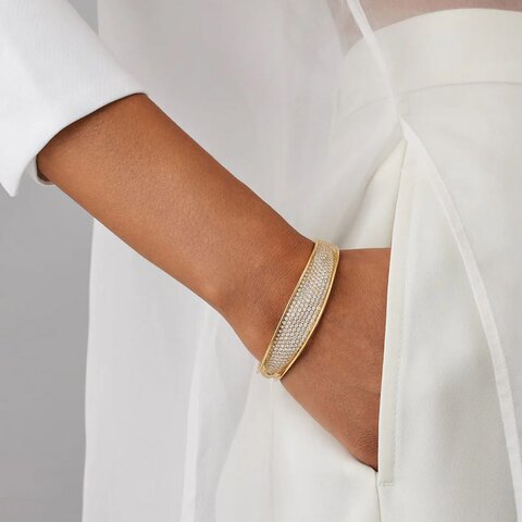 bracelet Marco Bicego en or jaune 18 ct avec brillant de 4,06 karaat