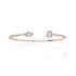 Messika armband in rosé goud 18kt met briljant van 0,85 karaat - thumb