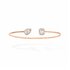 Messika armband in rosé goud 18kt met briljant van 0,15 karaat - thumb