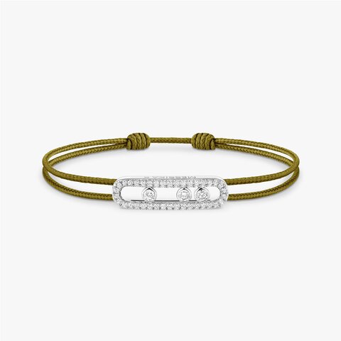 bracelet Messika en or blanc 18 ct avec brillant de 0.26 carat