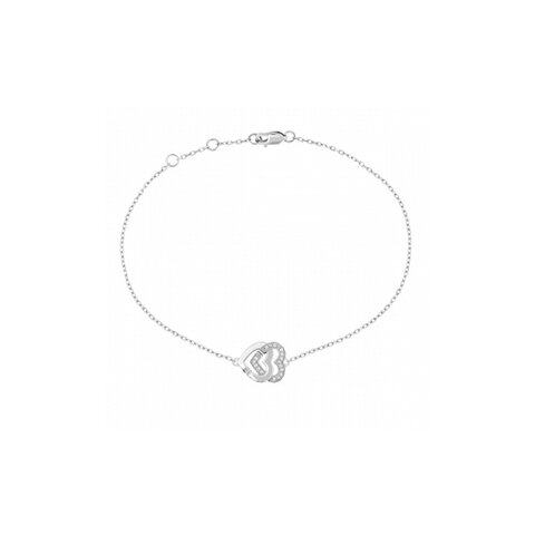 dinh van armband in wit goud 18kt met briljant van 0,06 karaat