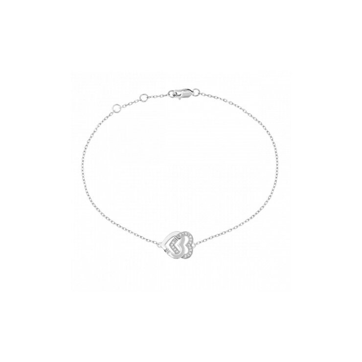 dinh van armband in wit goud 18kt met briljant van 0,06 karaat