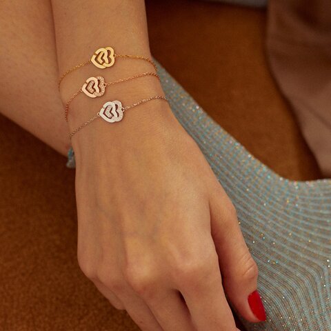 bracelet dinh van en or jaune 18 ct