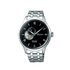 Seiko horloge met een kast in staal, met een wijzerplaat in het zwart en een diameter van 42 mm - thumb