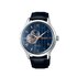 Seiko horloge met een kast in staal, met een wijzerplaat in het blauw en een diameter van 42 mm - thumb