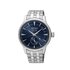Seiko horloge met een kast in staal, met een wijzerplaat in het blauw en een diameter van 40.5 mm - thumb