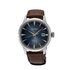Seiko horloge met een kast in staal, met een wijzerplaat in het blauw en een diameter van 40.5 mm - thumb