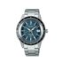 Seiko horloge met een kast in staal, met een wijzerplaat in het blauw en een diameter van 41 mm - thumb