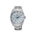 Seiko horloge met een kast in staal, met een wijzerplaat in het blauw en een diameter van 40 - thumb