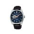 Seiko horloge met een kast in staal, met een wijzerplaat in het blauw en een diameter van 40 - thumb
