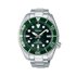montre Seiko avec un boîtier en acier, un cadran vert et un diamètre de 45 - thumb