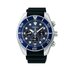 Seiko horloge met een kast in staal, met een wijzerplaat in het blauw en een diameter van 44,5 - thumb