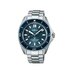 Seiko horloge met een kast in staal, met een wijzerplaat in het blauw en een diameter van 41 - thumb