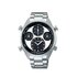Seiko horloge met een kast in staal, met een wijzerplaat in het wit en een diameter van 42 mm - thumb