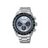 Seiko horloge met een kast in staal, met een wijzerplaat in het blauw en een diameter van 41 - thumb
