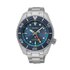 Seiko horloge met een kast in staal, met een wijzerplaat in het blauw en een diameter van 45 - thumb