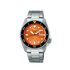 Seiko horloge met een kast in staal, met een wijzerplaat in het oranje en een diameter van 38 mm - thumb