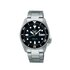 Seiko horloge met een kast in staal, met een wijzerplaat in het zwart en een diameter van 38 mm - thumb