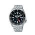 Seiko horloge met een kast in staal, met een wijzerplaat in het zwart en een diameter van 42.5 mm - thumb