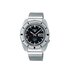 Seiko horloge met een kast in staal, met een wijzerplaat in het zwart en een diameter van 38.5 mm - thumb