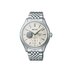 montre Seiko avec un boîtier en acier, un cadran beige et un diamètre de 40 mm - thumb