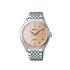 Seiko horloge met een kast in staal, met een wijzerplaat in het rosé en een diameter van 40 mm - thumb