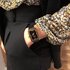 Balmain horloge met een kast in gele pvd-coating, met een wijzerplaat in het zwart en een diameter van 28 x 37 mm - thumb