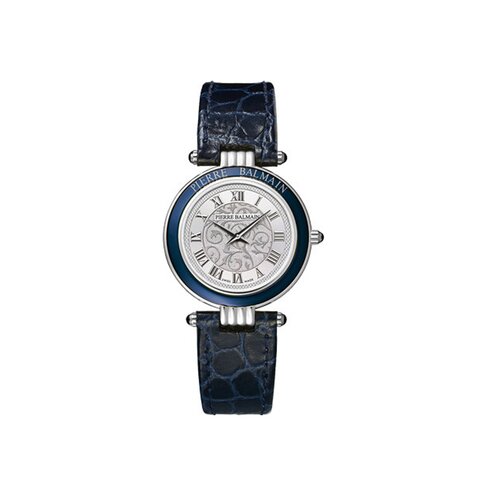 Balmain horloge met een kast in staal, met een wijzerplaat in het zilver en een diameter van 30 mm