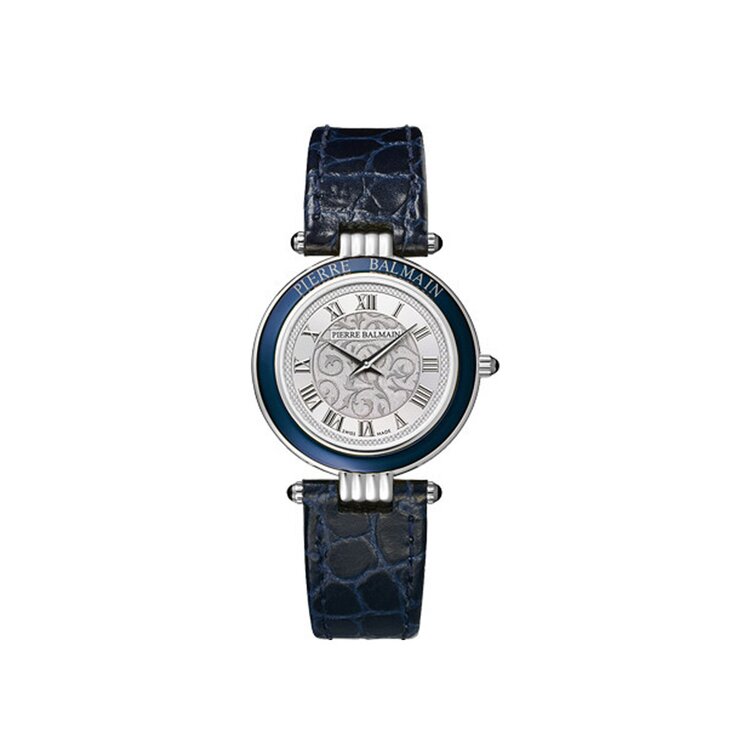 Balmain horloge met een kast in staal, met een wijzerplaat in het zilver en een diameter van 30 mm
