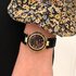 Balmain horloge met een kast in gele pvd-coating, met een wijzerplaat in het zwart en een diameter van 30 mm - thumb