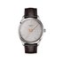 montre Tissot avec un boîtier en acier, un cadran argent et un diamètre de 40 mm - thumb