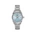 Tissot horloge met een kast in staal, met een wijzerplaat in het blauw en een diameter van 34 - thumb