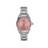 Tissot horloge met een kast in staal, met een wijzerplaat in het roze en een diameter van 34 mm - thumb