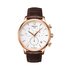 Tissot horloge met een kast in rosé pvd-coating, met een wijzerplaat in het wit en een diameter van 42 mm - thumb
