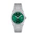 Tissot horloge met een kast in staal, met een wijzerplaat in het groen en een diameter van 35 - thumb