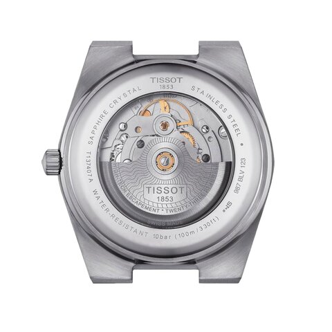 Tissot horloge met een kast in staal
