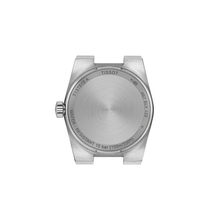 Tissot horloge met een kast in rosé pvd-coating op staal, met een wijzerplaat in het parelmoer en een diameter van 25 mm