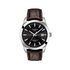 montre Tissot avec un boîtier en acier, un cadran noir et un diamètre de 40 - thumb