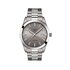 montre Tissot avec un boîtier en titane, un cadran gris et un diamètre de 40 - thumb