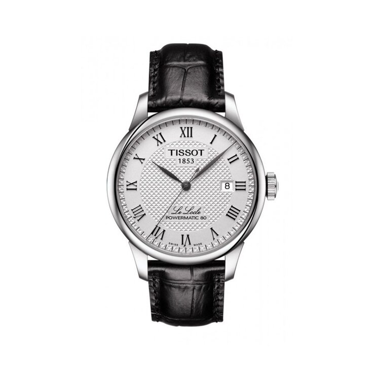 Tissot horloge met een kast in staal, met een wijzerplaat in het zilver en een diameter van 39,3