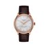 Tissot horloge met een kast in rosé pvd-coating, met een wijzerplaat in het zilver en een diameter van 39 mm - thumb