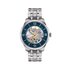 Tissot horloge met een kast in staal, met een wijzerplaat in het blauw en een diameter van 39 - thumb