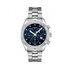 Tissot horloge met een kast in staal, met een wijzerplaat in het blauw met briljant en een diameter van 38 - thumb