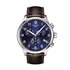 Tissot horloge met een kast in staal, met een wijzerplaat in het blauw en een diameter van 45 mm - thumb
