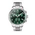 Tissot horloge met een kast in staal, met een wijzerplaat in het groen en een diameter van 45 - thumb