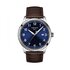 Tissot horloge met een kast in staal, met een wijzerplaat in het blauw en een diameter van 42 - thumb